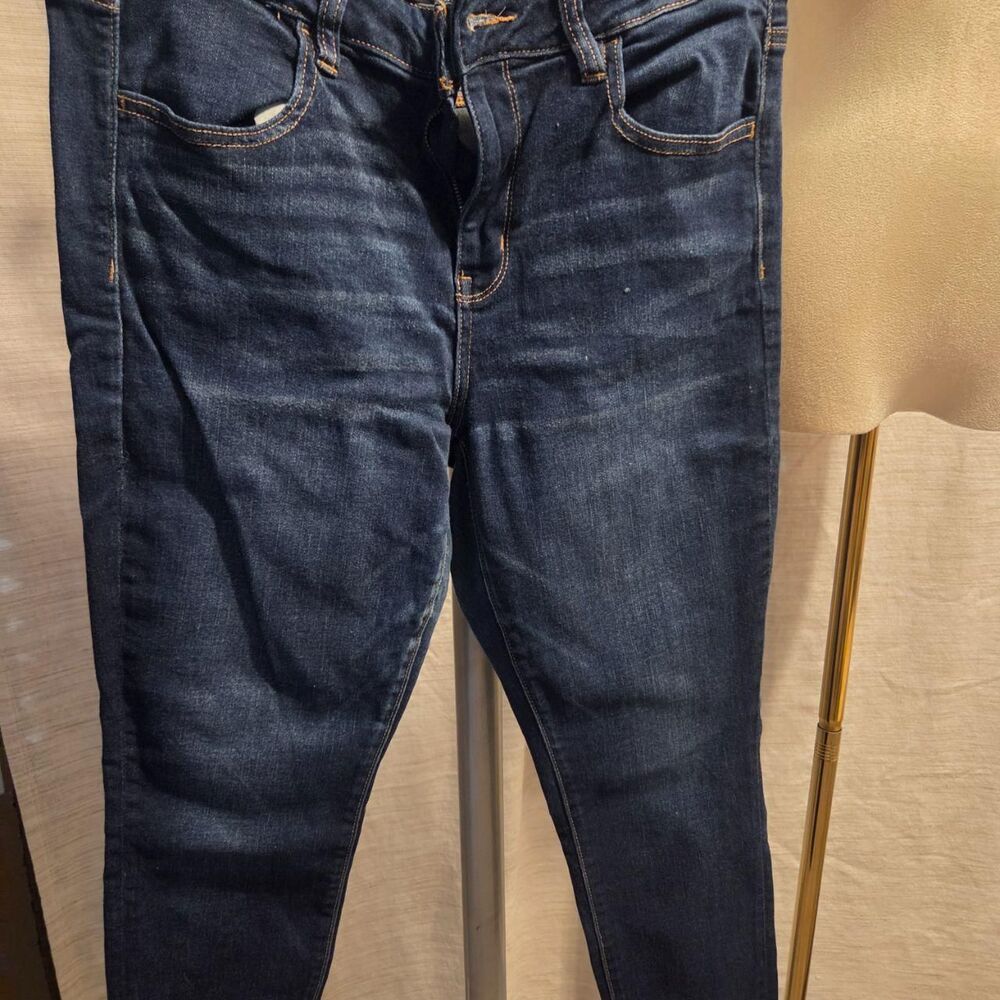 American-eagle Women's Navy and Blue Jeans